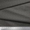 52" Wide Polyester Crepe Fabric by Soimoi - Geometric Print - Grey - Soft Lightweight Printed Material for Blouses, Dresses, Scarves, Kaftans & More view 3