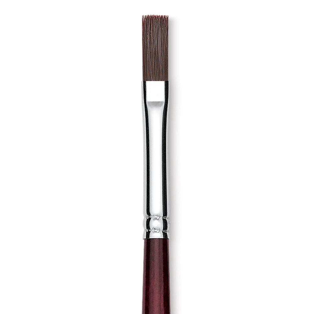 Utrecht Tuscan Synthetic Flat - Size 2, Long Handle