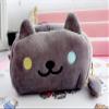 GK-O Cute Cat Plush Pencil Case Pen Bag Cartoon Make Up Cosmetic Bag (Deep gray colored eyes) view 2