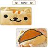 GK-O Cute Cat Plush Pencil Case Pen Bag Cartoon Make Up Cosmetic Bag (Deep gray colored eyes) view 3
