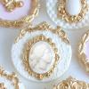 Baroque Style Silicone Molds 2-count Cameo Medallion Escutcheon view 4