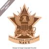 Navy Insignia Scroll Saw Pattern view 2