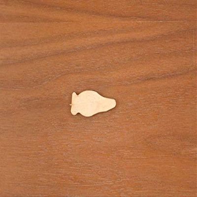 WOODNSHOP Carrot 1/4 x 1 3/4 PKG 25 Laser Cut Wooden Carrot