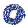 Adabele 45 Inch Natural Blue Lapis Lazuli Crystals Gemstone Loose Beads 6mm to 8mm Free Form Oval Tumbled Pebble Gem Stone Spacerfor Jewelry Making GZ11-40 view 3