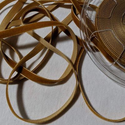 French Velvet Ribbon (3/8" Wide x 3 Yards) (Many Colors to Choose from)