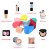 8 PCS Mixed Color Face Painting Petal SpongeHalloween Makeup Sponges Cosmetics sponges for Face Paint Liquid, Creams, and Powders view 3