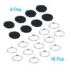 YOUSHARES Camera Mic Windscreen, 8 PCS Fur Wind Muff Wind Cover for DSLR Built-in Microphone Outdoor Wind Filter view 3