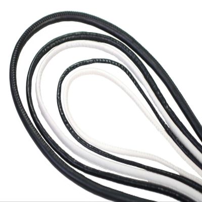 Faux Leather PU Cord Trim, Thick Padded Soft Jewelry String,Strong. Jumbo 12-14mm, 10mm & 5mm, Black & Off White. Crafts, Apparel, Thonging, Neotrims. Also Wholesale 25 & 50 Meters spools