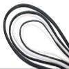 Faux Leather PU Cord Trim, Thick Padded Soft Jewelry String,Strong. Jumbo 12-14mm, 10mm & 5mm, Black & Off White. Crafts, Apparel, Thonging, Neotrims. Also Wholesale 25 & 50 Meters spools view 1