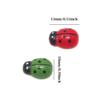 "Honbay 100PCS 10x13mm Flatback Self Adhesive Tiny Wooden Ladybug Embellishments for Micro Landscape, DIY Crafts and More (Mixed)" view 2