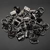 SPEEDWOX Webbing Clips 25 Sets Key Fob Hardware 0.8 Inch with Split Ring Webbing view 2