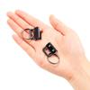 SPEEDWOX Webbing Clips 25 Sets Key Fob Hardware 0.8 Inch with Split Ring Webbing view 3