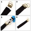SPEEDWOX Webbing Clips 25 Sets Key Fob Hardware 0.8 Inch with Split Ring Webbing view 4