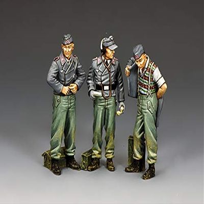 King & Country Toy Soldiers WW2 German Army WH090 Dismounted Assault Gun Crew #2 1:30 Scale Pewter