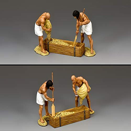 King & Country Toy Soldiers Ancient Egypt AE067 Egyptian Mud Mixers Set 1:30 Scale Pewter