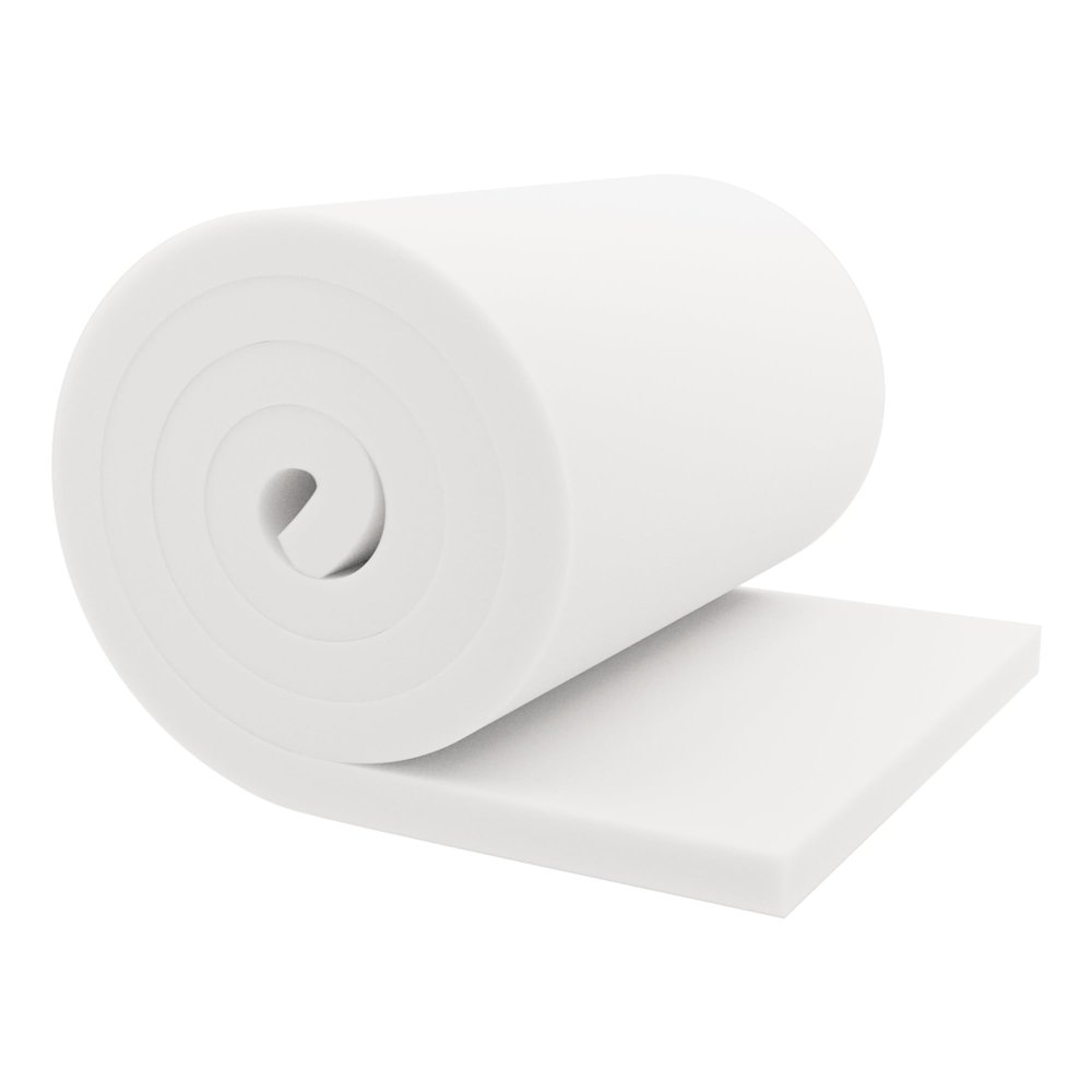 GoTo Foam 1" Height x 41" Width x 60" Length 44ILD (Firm) Upholstery Cushion Made in USA
