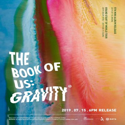 DAY6 The Book of Us : Gravity [Mate Ver.] - [Pre Order] Pack with Pre Order Benefit, Extra Decorative Sticker Set, Photocard Set