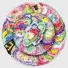 50Pcs Laser Apple Stickers Waterproof Holographic Reflective Elements for Journal DIY & Daily Decor view 1