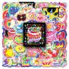 50Pcs Laser Apple Stickers Waterproof Holographic Reflective Elements for Journal DIY & Daily Decor view 2