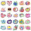 50Pcs Laser Apple Stickers Waterproof Holographic Reflective Elements for Journal DIY & Daily Decor view 3