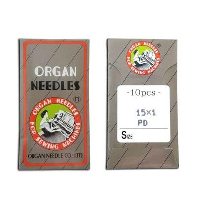 100 Organ Titanium 18BP 15X1 HAX1 15X1PD Flat Shank Home Universal Sewing Needle