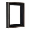 Creative Mark Illusions Floater Frame For 3/4" Deep Canvases - 20x20 Antique Gold/Black - No Glass or Backing - Wood Composite Floating Illusion Frame for Canvas Paintings- With Hanging Hardware view 2