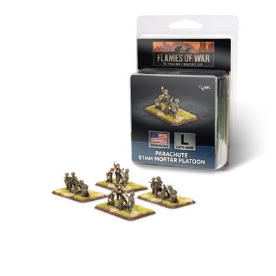 Flames of War: Late War: United States: Parachute 81mm Mortar Platoon (US794)