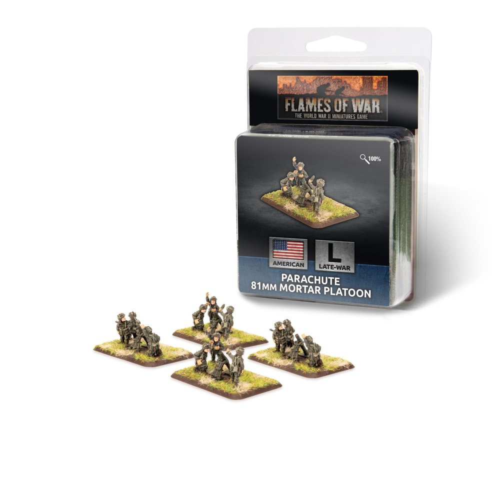 Flames of War: Late War: United States: Parachute 81mm Mortar Platoon (US794)