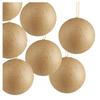 12 Paper Mache Round Ornaments Blank 2-1/2" DIY Craft Balls for Christmas view 1