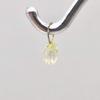 0.41cts Natural Canary 5x3x2.5mm Diamond & 18K White Gold 6568Q2 for Jewelry Making view 3