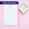 Personalized Cat Notepad for Kids, Cat Stationary Paper and Envelopes Set, Cute Letter Writing Paper for Girls, size 5.5in x 8.5in, 50 sheets view 3
