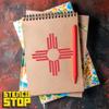 Stencil Stop New Mexico Flag, Zia Sun Stencil - Reusable for DIY Projects, Painting, Drawing, Crafts - 14 Mil Mylar Plastic (9 x 9 inches) view 3