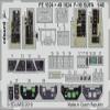 Eduardo 1/48 Zoom Etching Parts F-16I Sufa (For Hasegawa) Plastic Model Parts EDUFE1024 view 1