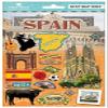 Paper House Spain Travel & Vacation Dimensional 2D Scrapbook Stickers (1-Pack) STDM-2020 view 1
