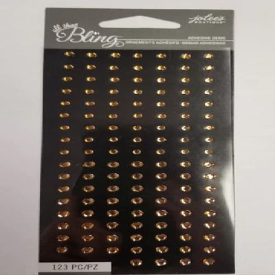 Jolee's Boutique 0015586799620 Jolly Boutique Mini Round GEMS Gold , Other