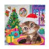 Crystal Art Cozy Kitten: Animal Club International Card Kit 18 x 18 cm view 1