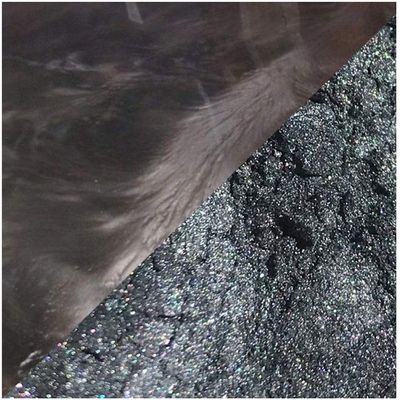 114 Grams /4 oz. Colored Epoxies Metallic Pearlescent Effect Mica Powder.Designed for 100% Solid Crystal Clear Epoxy Resin & Curative for Floors, River Tables, and Countertops. (4 oz, Titanium)