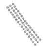 Homeford Diamond Flower Stickers, 5/8-Inch, 3-Strips view 1