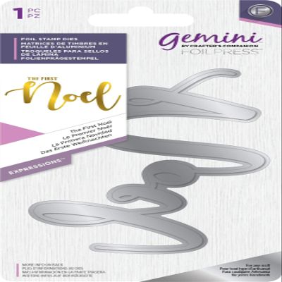 Gemini FOILPRESS STAMP DIE 1ST, First Noel