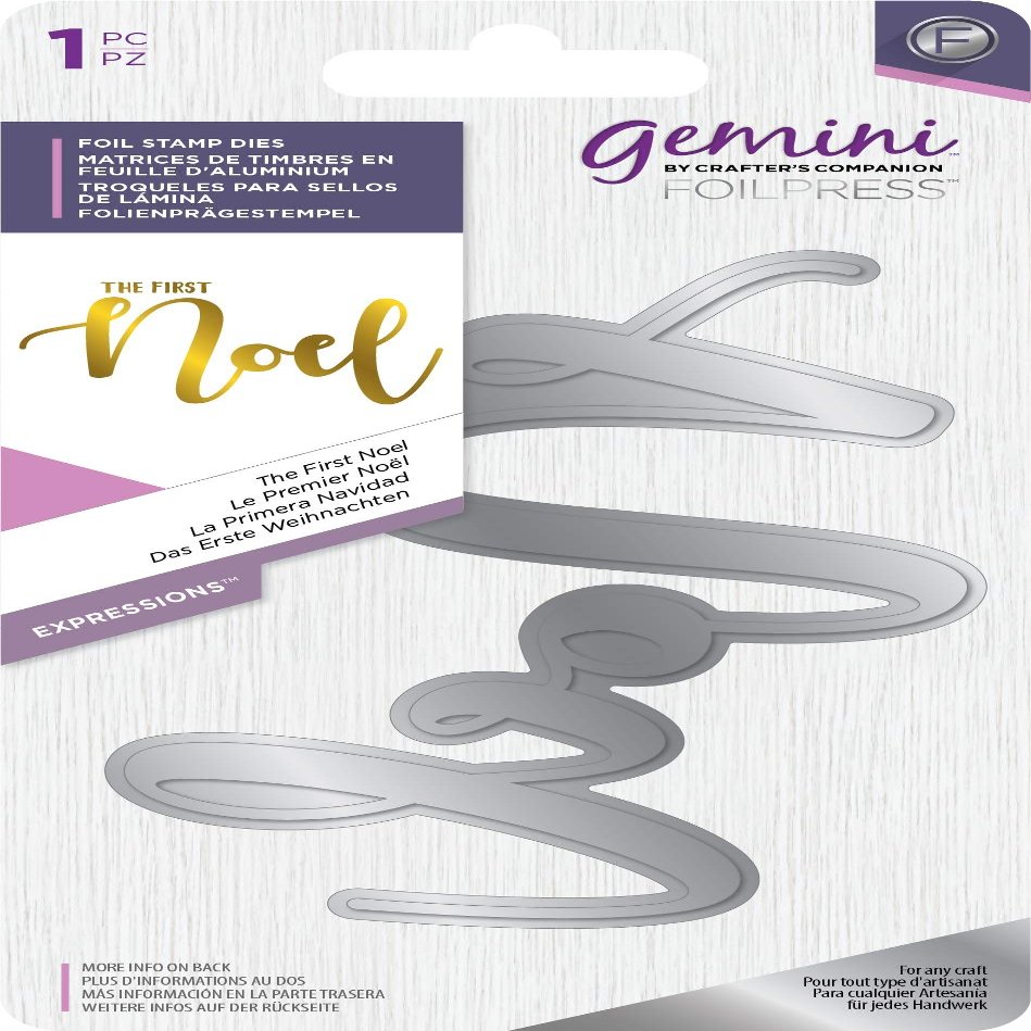 Gemini FOILPRESS STAMP DIE 1ST, First Noel