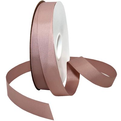 Morex Ribbon Grosgrain Fabric Solid Color Ribbons, Gift Wrapping, Christmas and Wedding Dcor, for Crafting and Floral Arrangements, 7/8" x 50 Yd, Cameo