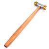 AAProTools Dual Head Jewelers Hammer Nylon and Brass Heads Crafting Forming view 1