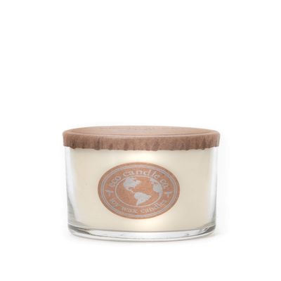 Eco Candle Co. Recycled Candle, Clean Sheet Day, 6 oz. - Scents of Clean Linens - 100% Soy Wax, No Lead, Kraft Paper Label & Lid, Hand Poured, Phthalate Free, Made from Midwest Grown Soybeans