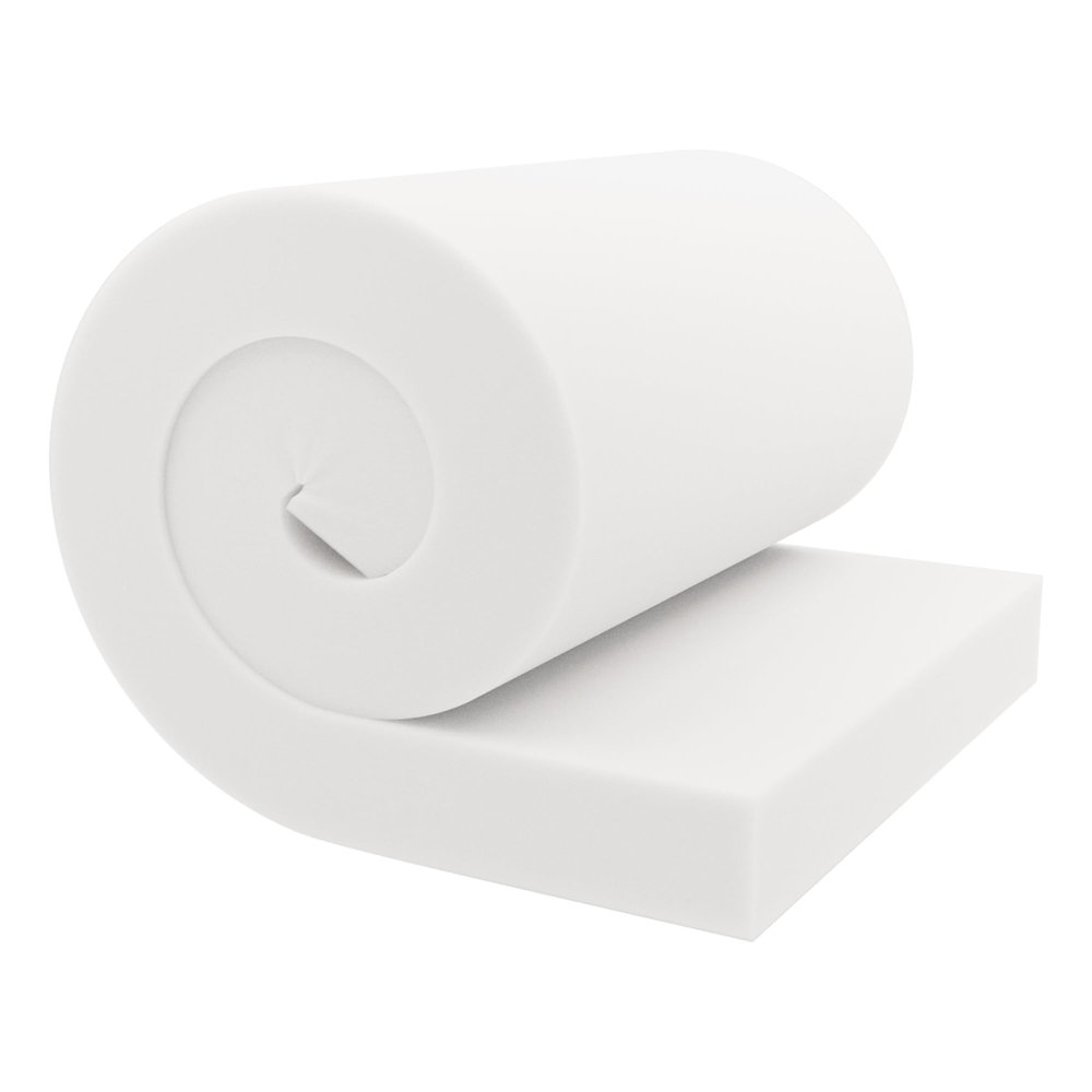 GoTo Foam 4" Height x 17" Width x 96" Length 44ILD (Firm) Upholstery Cushion Made in USA