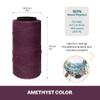 The Beadsmith Knot It Waxed Polyester Cord Amethyst Color 0.7mm Diameter Light Wax, 144 Meters (472 Feet) Per Spool Make Jewelry, Macrame, Friendship Bracelets and DIY Crafts view 4