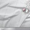 Stripe Print - Whites - Soimoi Cotton Jersey Knit Fabric, 58" Wide Soft Stretch Printed Fabric by The Yard for T-Shirts, Baby Clothes, Pajamas, Dresses, Leggings & DIY Projects view 3
