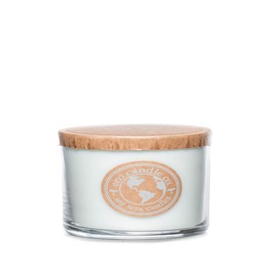 Eco Candle Co. Recycled Candle, Spa Day, 6 oz. - Scents of Flowers, Musk, Melon, Citrus, & Ocean Air - 100% Soy Wax, No Lead, Kraft Paper Label & Lid, Hand Poured, Made from Midwest Grown Soybeans