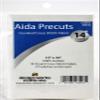 14 Count Aida Fabric Pre-Cut for Counted Cross Stitch - White view 1
