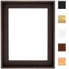 Canvas Floater Frame for Finished Canvas Art, 1.25" Deep Floating Shadow Gap Design, Floating Frame for Canvas Art, Modern Gallery Style Wall Decor, Hardware Included (Dark Brown, 20x30) view 1