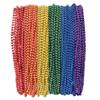 THE MARDI GRAS KREWE - Beads Necklaces Mardi Gras 72 Pack, 6 Dozen 33" 7mm - Party Favors, Parades, Bulk Decorations, Costumes, Festivals, Events - Rainbow view 1
